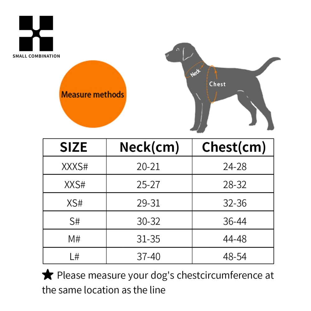 Harnais chien avec laisse, pour petit et moyenne taille | Sweety