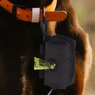 accessoire pour chien Dispenser distributeur Ă crottes noir