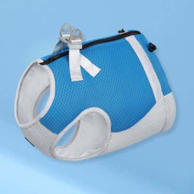 accessoire pour chien gilet rafraichissant VestFresh bleu