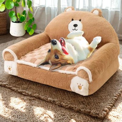 canapé chien Teddy forme ours