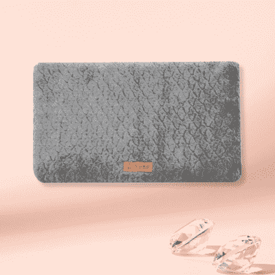 lit pour chien gris foncé Hassock