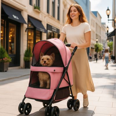 poussette pour chien Stessy résistante