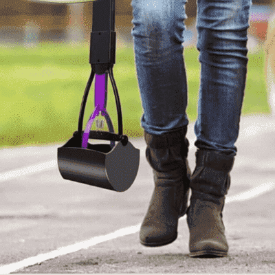 ramasse crottes pour chien Poopshovel violet