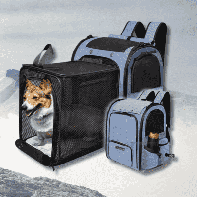sac a dos pour chien ComfortBag bleu
