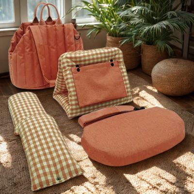 sac de transport chien Doable orange blanc