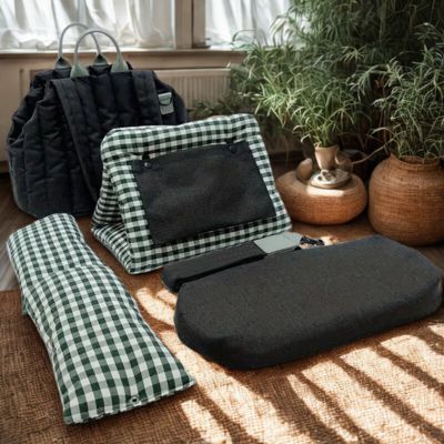 sac de transport chien Doable vert blanc