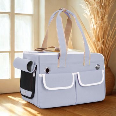 sac de transport chien Esthétics gris