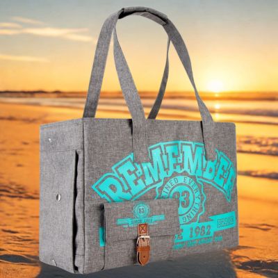 sac de transport chien Fashion gris bleu