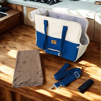 sac de transport chien Pretty bleu