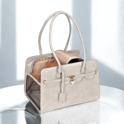 sac de transport chien Richness gris