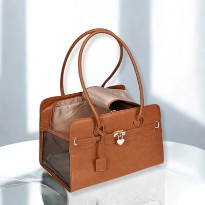 sac de transport chien Richness marron