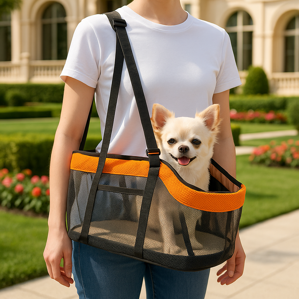 sac de transport chien crazy