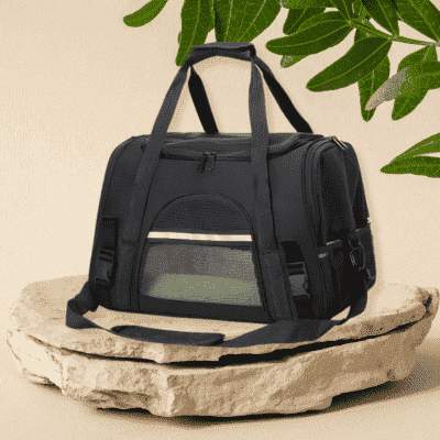 sac de transport chien noir foncé Little