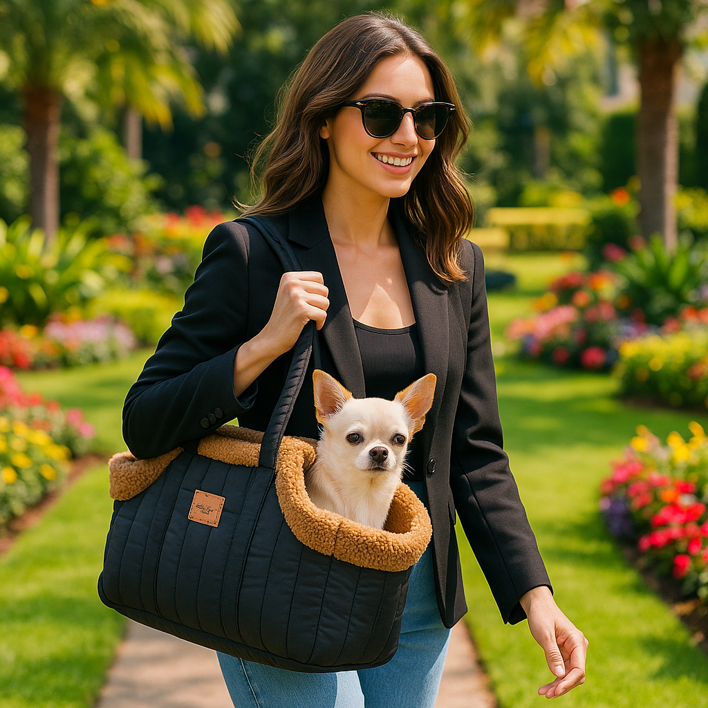 sac de transport chien Snug noir