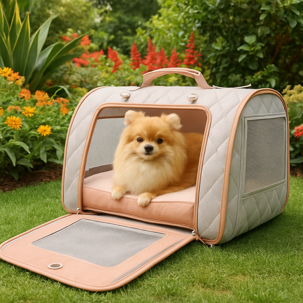 sac de transport chien Sweet gris