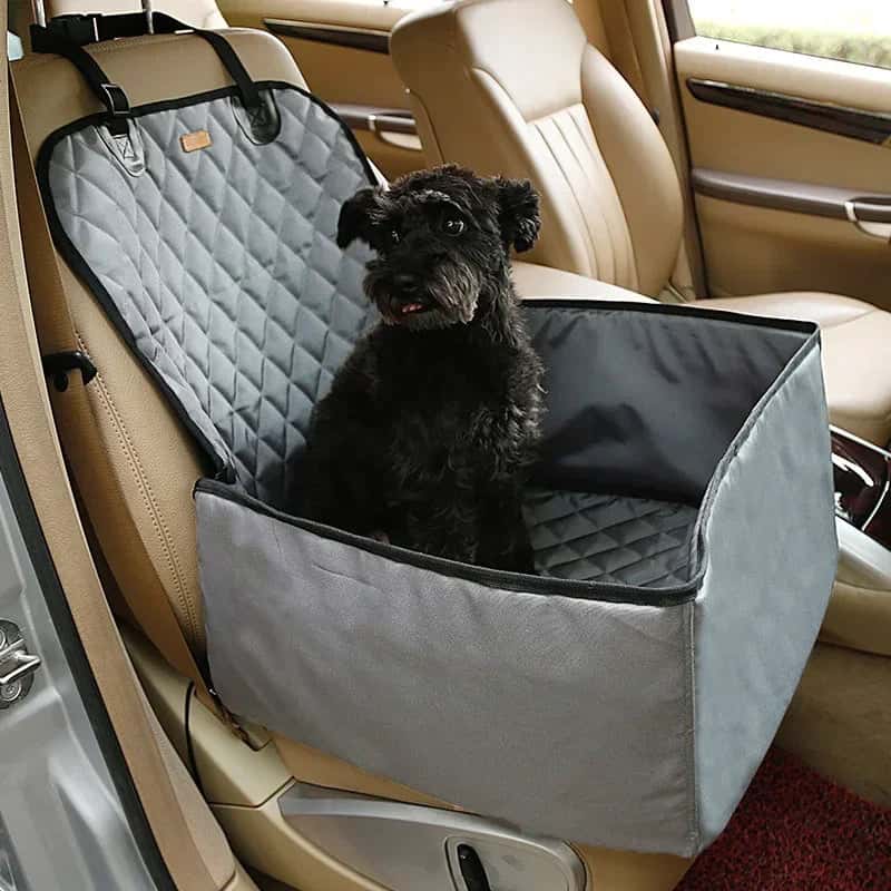 siege auto pour chien Bagcosy gris