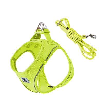 Harnais chien avec laisse, pour petit et moyenne taille | Sweety