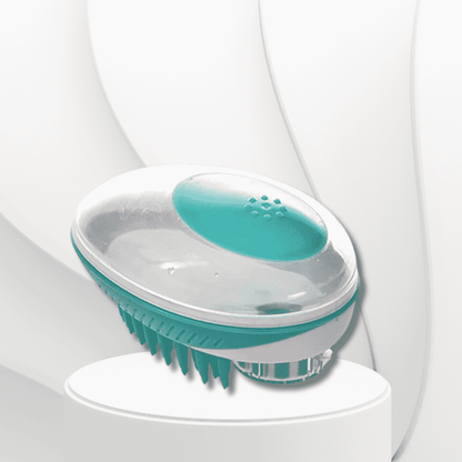 accessoire pour chien brosse de bain WashDog verte