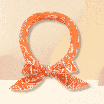 bandana-pour-chien-rafraichissant-orange
