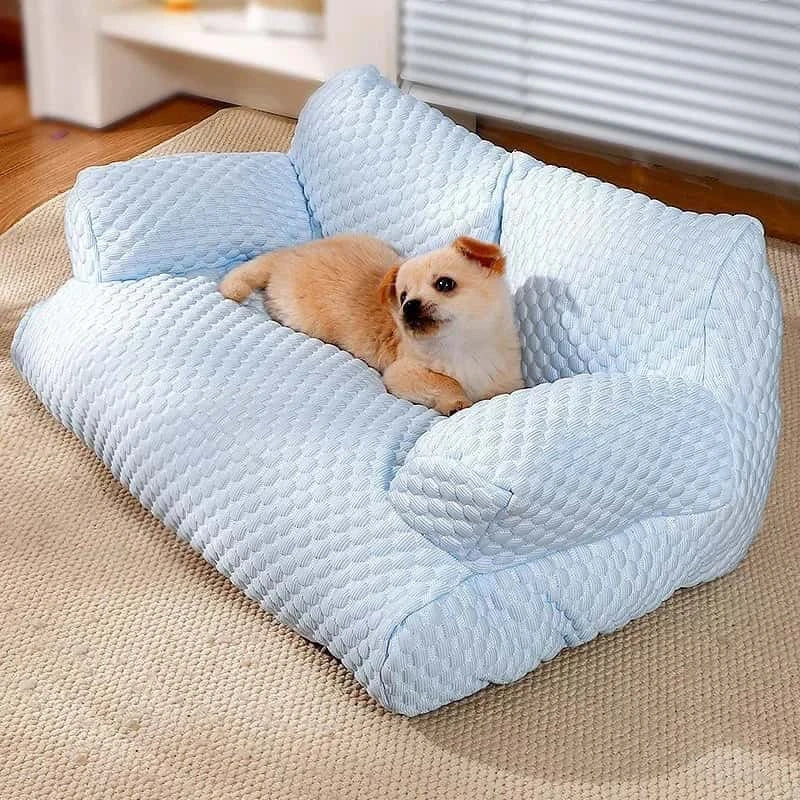 canapé-pour-chien-Chesterfield-bleu