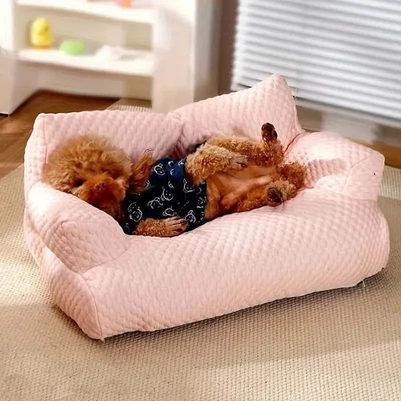 canapé-pour-chien-Chesterfield-rose