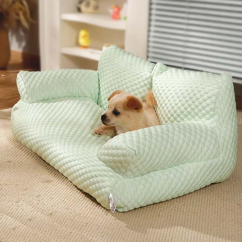 canapé-pour-chien-Chesterfield-vert