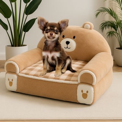 canapé chien Teddy nounours