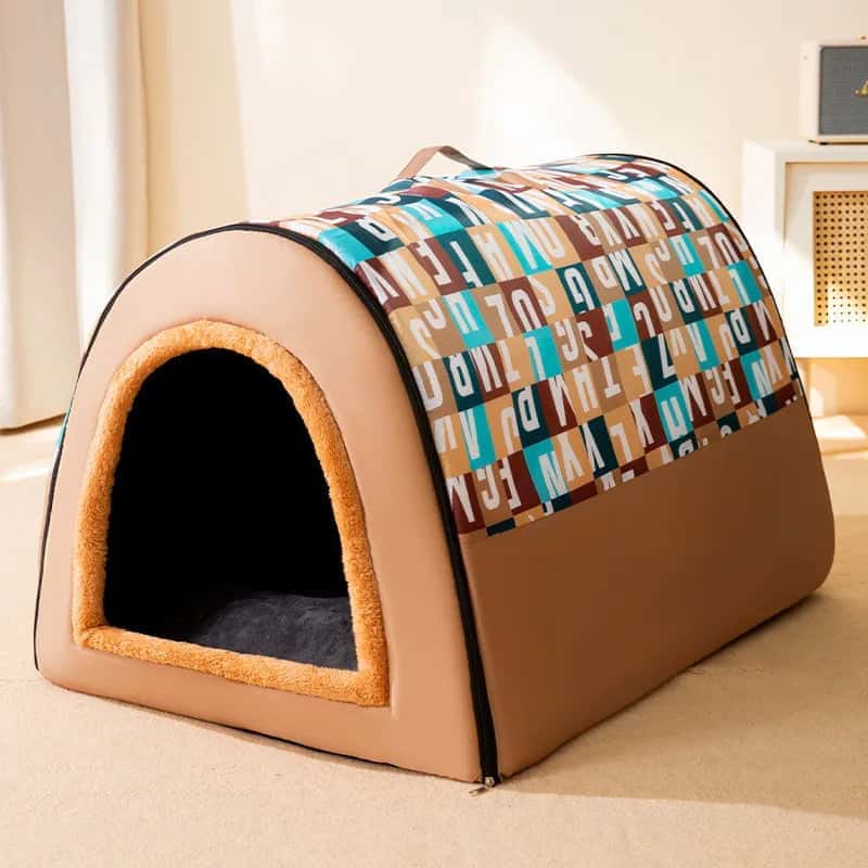 couchage chien recess marron