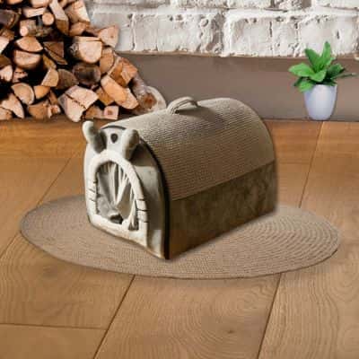couchage pour chien Cosy gris