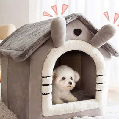 niche d'intérieur pour chien HousePet confortable