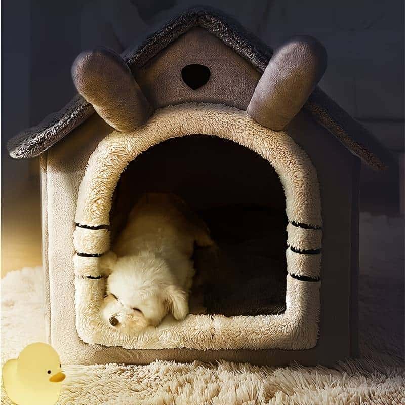 niche d'intérieur pour chien HousePet lavable en machine