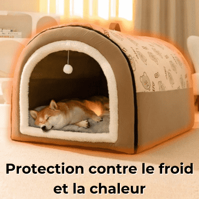 niche intérieur chien NestCosy auto chauffante