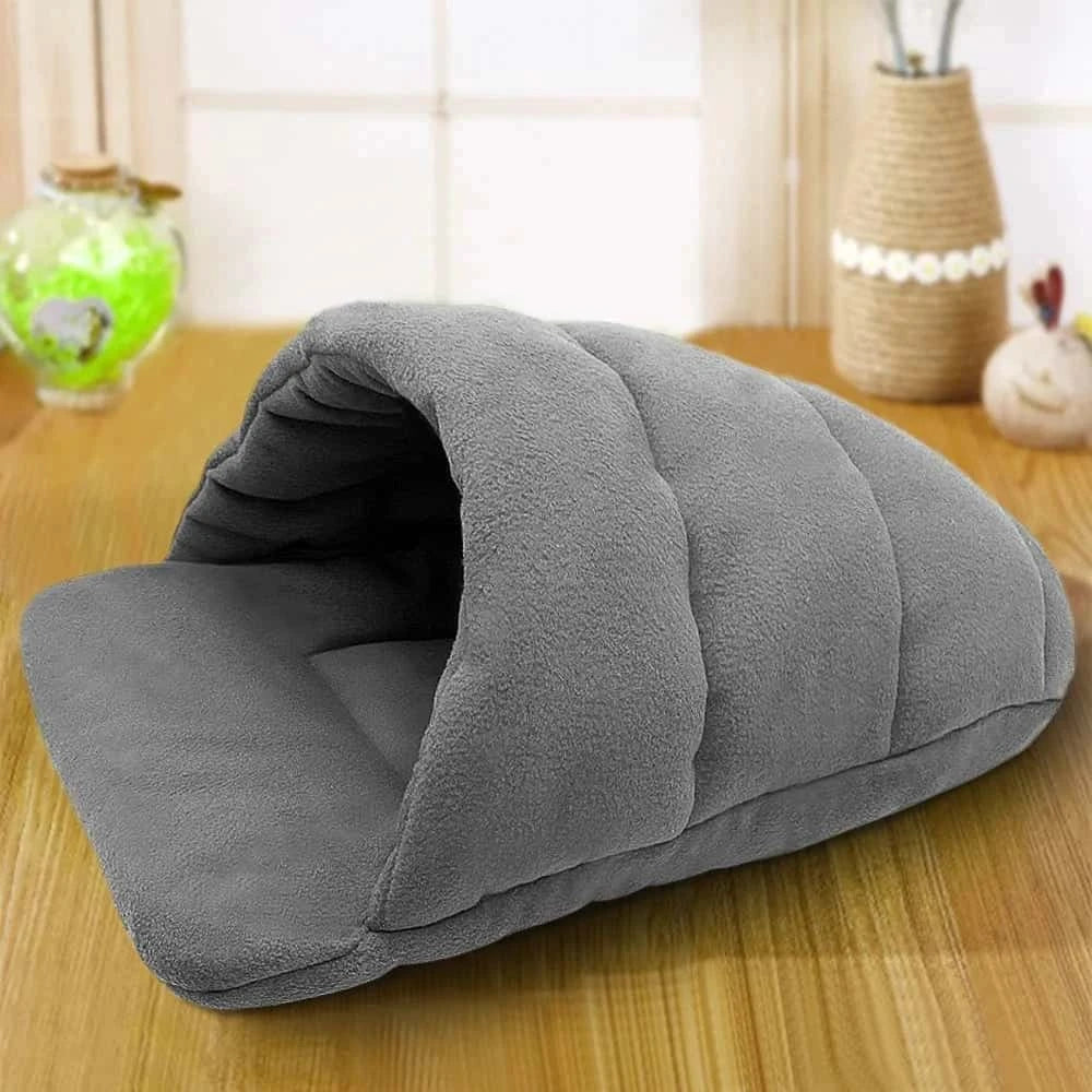 niche-pour-chien-grise