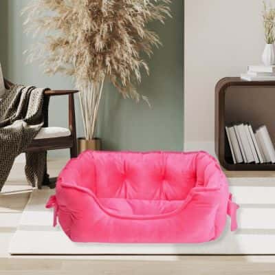 panier-pour-chien-Princess-rose