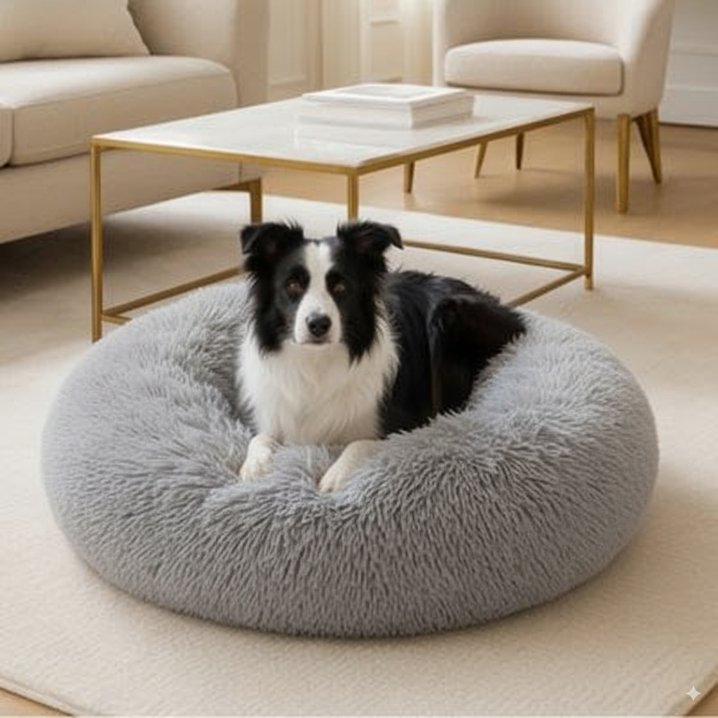 panier pour chien cushion gris