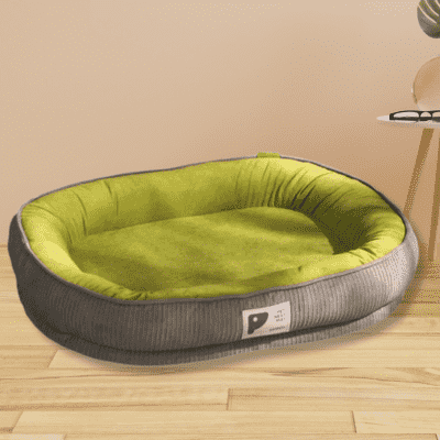 panier-pour-chien-gris-vert