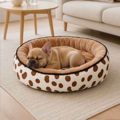panier pour chien round confortable-doux