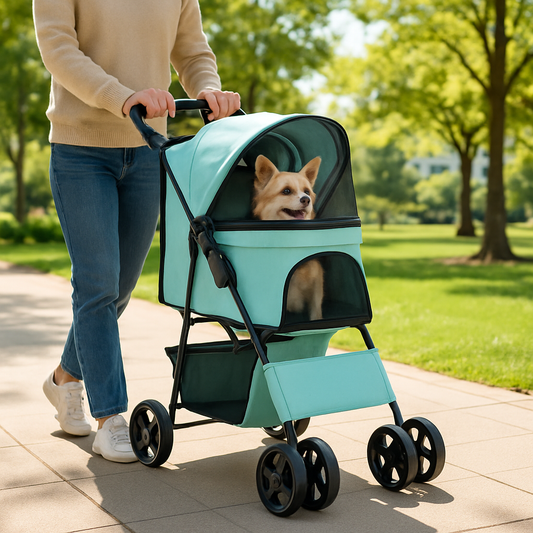 poussette pour chien stessy durable