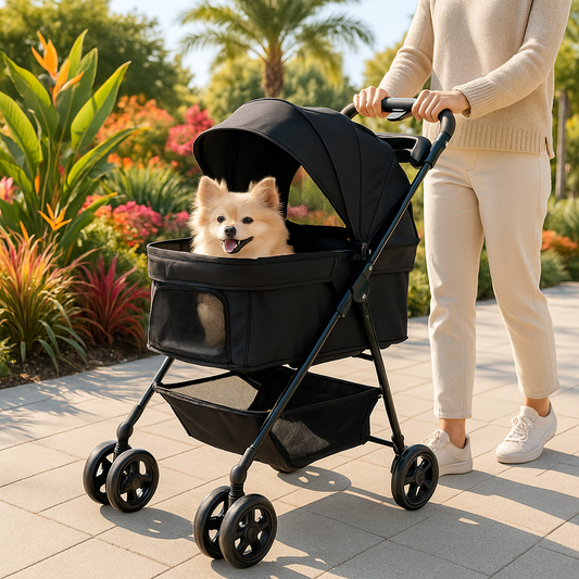 poussette pour chien Lana durable