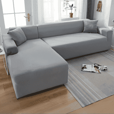 protege canape pour chien StretDog gris