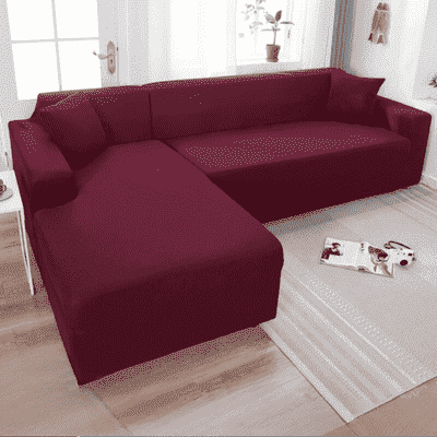 protege canape pour chien StretDog rouge