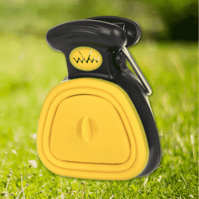ramasse-crottes-pour-chien-jaune