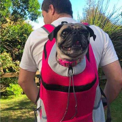 sac à dos chien PocketDog rose