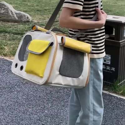 sac de transport chien Bonny jaune