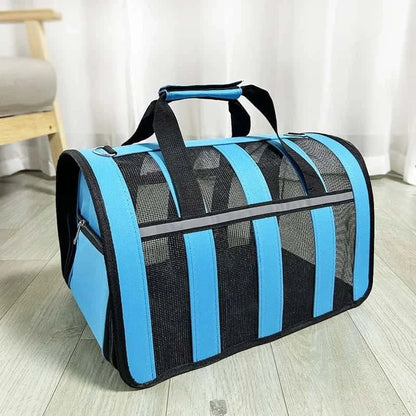 sac de transport chien bleu noir Airy