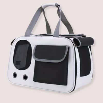 sac de transport pour chien Bonny blanc